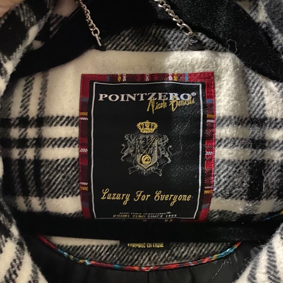 Black and White Women’s P coat - Picture 3 of 3